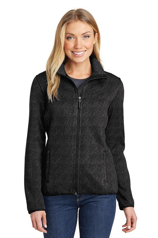 Port Authority &#174;  Ladies Sweater Fleece Jacket. L232