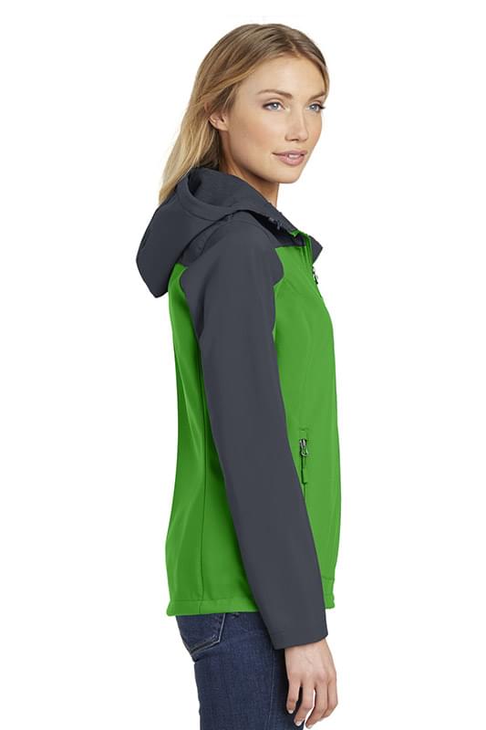 Port Authority &#174;  Ladies Hooded Core Soft Shell Jacket. L335