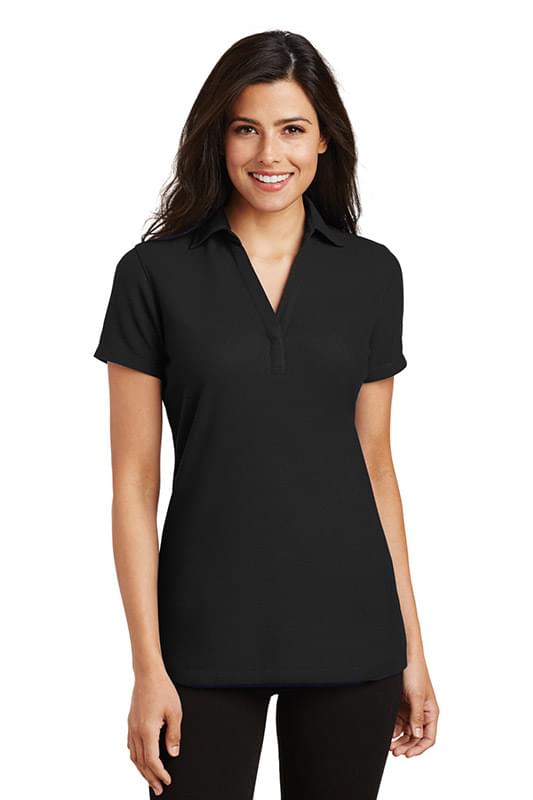 Port Authority &#174;  Ladies Silk Touch &#153;  Y-Neck Polo. L5001