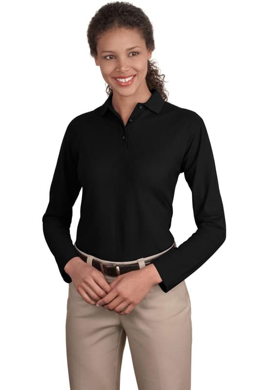 Port Authority &#174;  Ladies Long Sleeve Silk Touch&#153; Polo.  L500LS