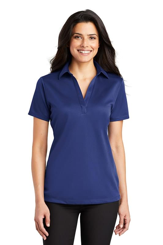 Port Authority Ladies Silk Touch™ Long Sleeve Polo