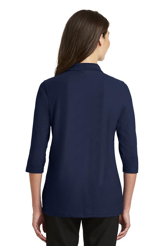 Port Authority &#174;  Ladies Silk Touch&#153; 3/4-Sleeve Polo. L562