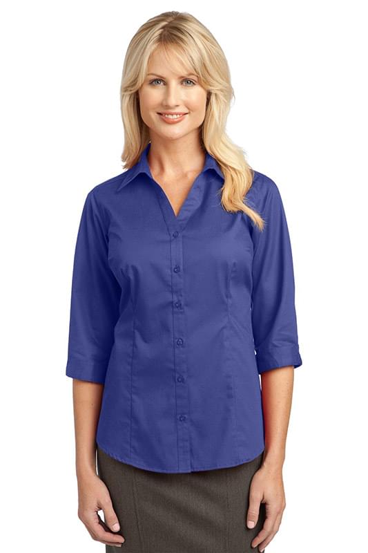 IMPROVED Port Authority ® Ladies 3/4-Sleeve Blouse. L6290