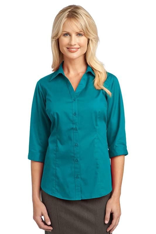IMPROVED Port Authority ® Ladies 3/4-Sleeve Blouse. L6290