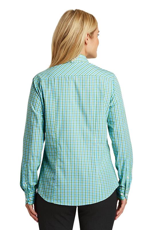 Port Authority &#174;  Ladies Long Sleeve Gingham Easy Care Shirt. L654