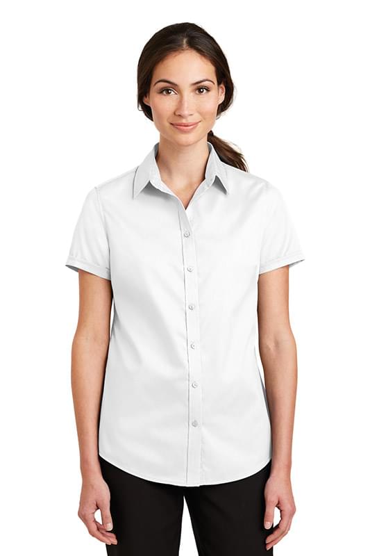 Port Authority &#174;  Ladies Short Sleeve SuperPro &#153;  Twill Shirt. L664