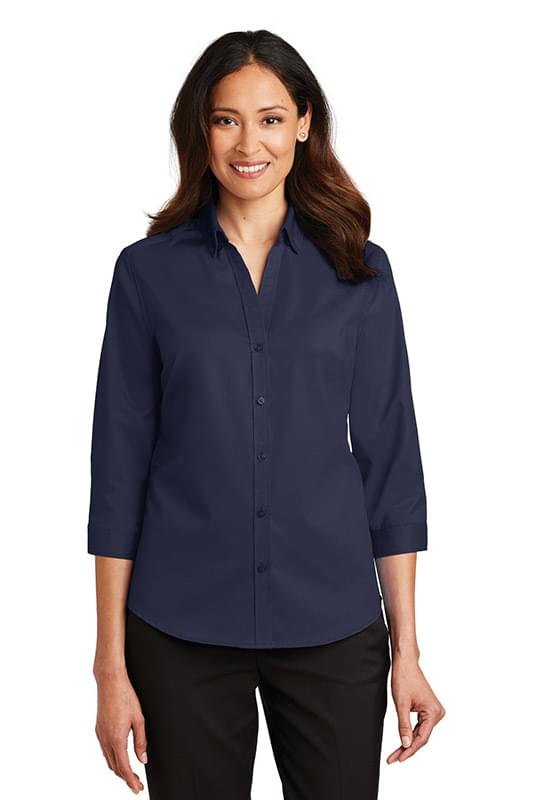 Port Authority &#174;  Ladies 3/4-Sleeve SuperPro &#153;  Twill Shirt. L665