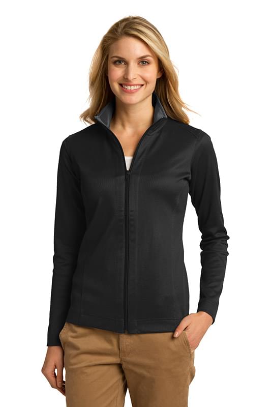 Port Authority &#174;  Ladies Vertical Texture Full-Zip Jacket. L805