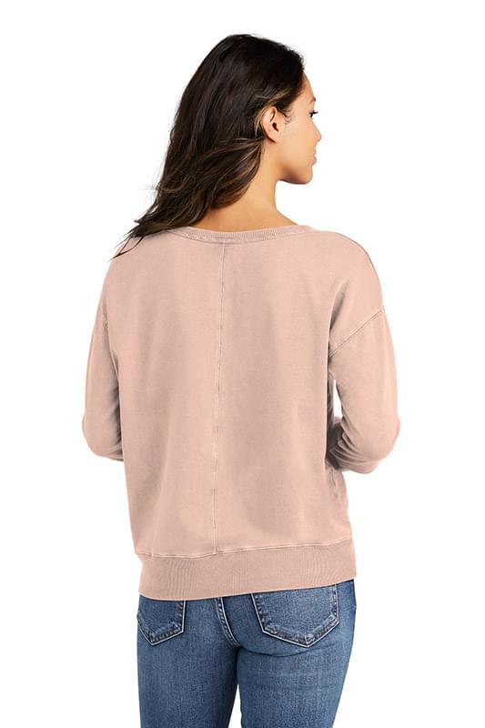 Port & Company &#174;  Ladies Beach Wash &#174;  Garment-Dyed V-Neck Sweatshirt LPC098V