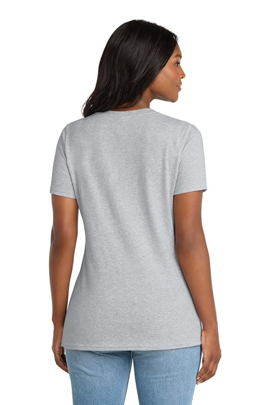 Port & Co ™  Women's Core Cotton V-Neck Tee. LPC54V Port & Co ™  Women's Core Cotton V-Neck Tee. LPC54V