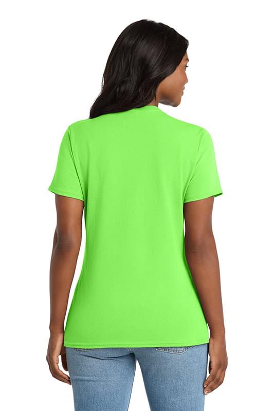 Port & Co ™  Women's Core Cotton V-Neck Tee. LPC54V Port & Co ™  Women's Core Cotton V-Neck Tee. LPC54V
