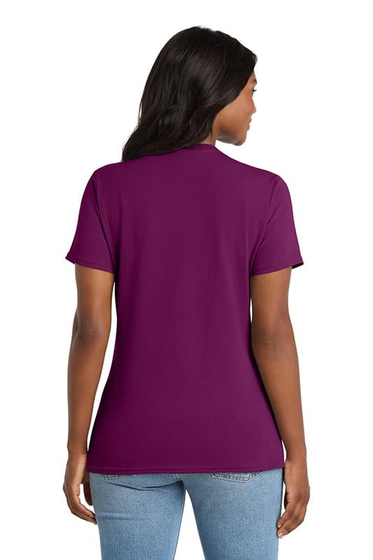 Port & Co ™  Women's Core Cotton V-Neck Tee. LPC54V Port & Co ™  Women's Core Cotton V-Neck Tee. LPC54V
