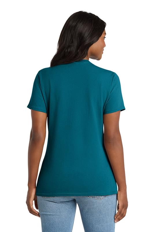 Port & Co ™  Women's Core Cotton V-Neck Tee. LPC54V Port & Co ™  Women's Core Cotton V-Neck Tee. LPC54V