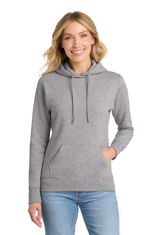 Port & Co   Women's Core Fleece Pullover Hooded Sweatshirt LPC78H