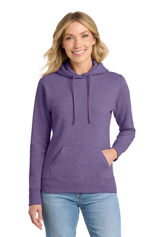 Port & Co   Women's Core Fleece Pullover Hooded Sweatshirt LPC78H