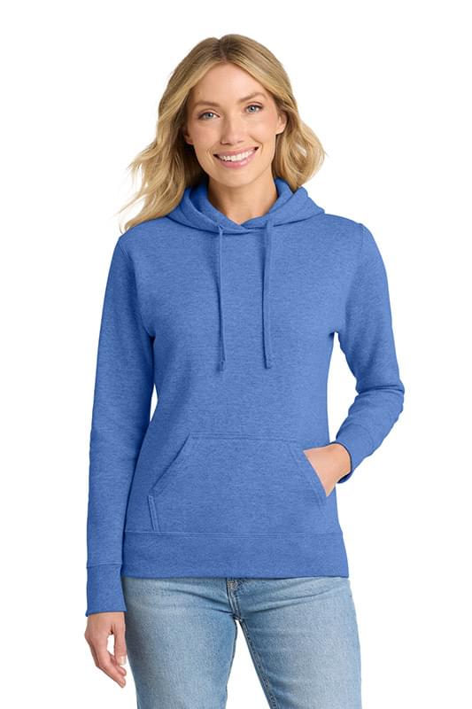 Port & Co   Women's Core Fleece Pullover Hooded Sweatshirt LPC78H