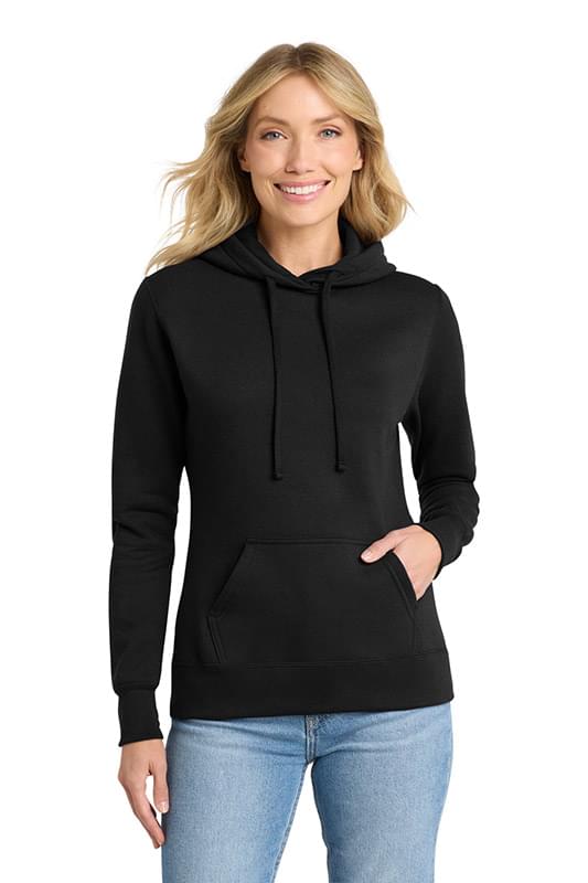 Port & Co   Women's Core Fleece Pullover Hooded Sweatshirt LPC78H