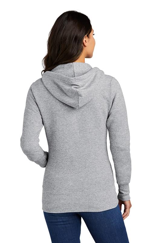 Port & Company &#174;  Ladies Core Fleece Full-Zip Hooded Sweatshirt. LPC78ZH
