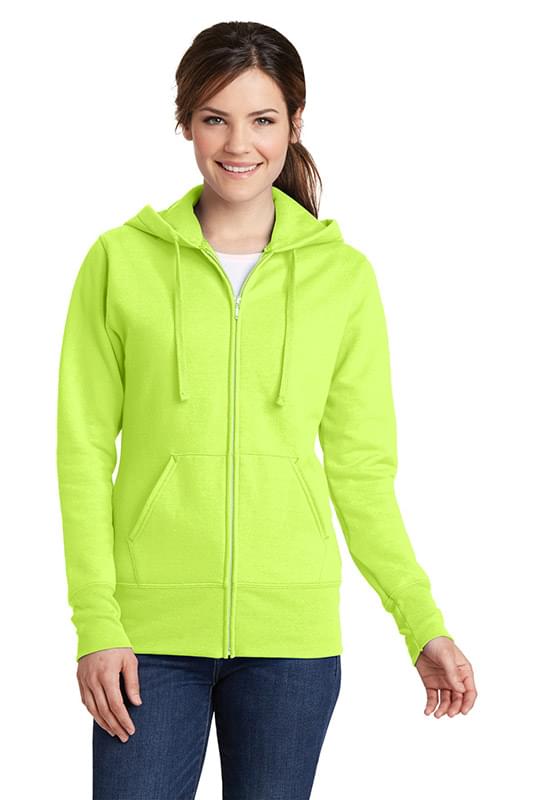 Port & Company &#174;  Ladies Core Fleece Full-Zip Hooded Sweatshirt. LPC78ZH