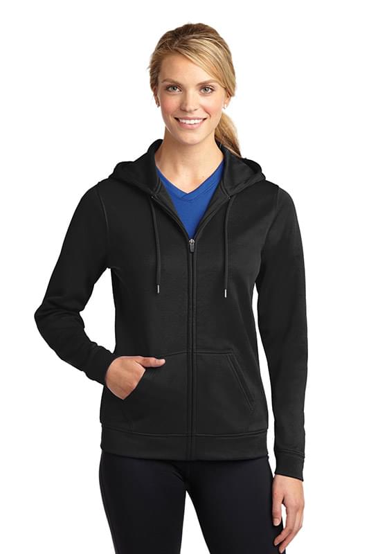 Sport-Tek ® Ladies Sport-Wick ® Fleece Full-Zip Hooded Jacket. LST238 Sport-Tek ® Ladies Sport-Wick ® Fleece Full-Zip Hooded Jacket. LST238