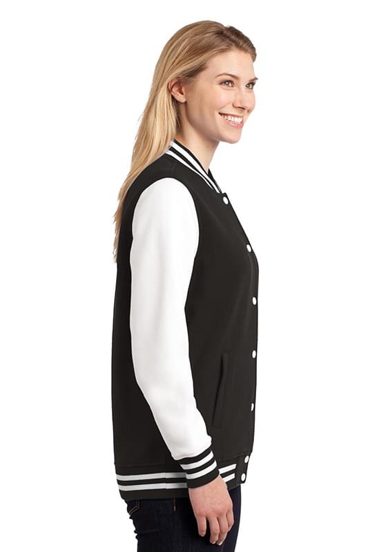 Sport-Tek ® Ladies Fleece Letterman Jacket. LST270 Sport-Tek ® Ladies Fleece Letterman Jacket. LST270