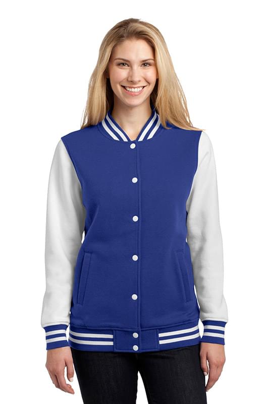 Sport-Tek ® Ladies Fleece Letterman Jacket. LST270