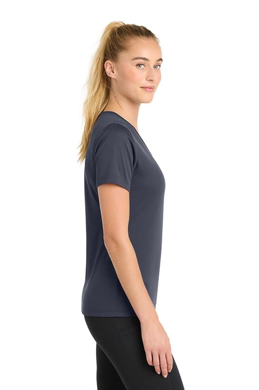 Sport-Tek ®  Women's PosiCharge ®  RacerMesh ®  V-Neck Tee. LST340 Sport-Tek ®  Women's PosiCharge ®  RacerMesh ®  V-Neck Tee. LST340