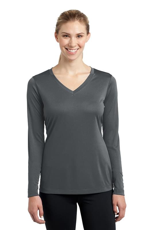Sport-Tek ® Ladies Long Sleeve PosiCharge ® Competitor™ V-Neck Tee. LST353LS