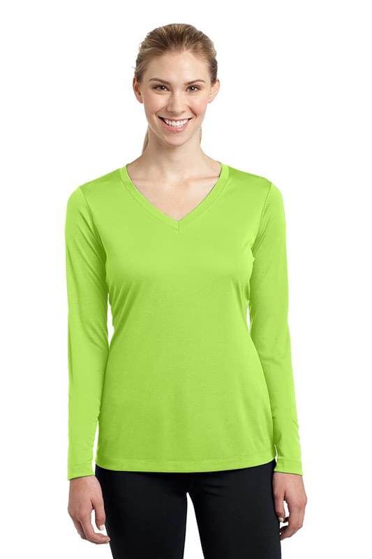 Sport-Tek ® Ladies Long Sleeve PosiCharge ® Competitor™ V-Neck Tee. LST353LS