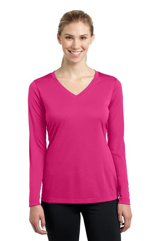 Sport-Tek ® Ladies Long Sleeve PosiCharge ® Competitor™ V-Neck Tee. LST353LS