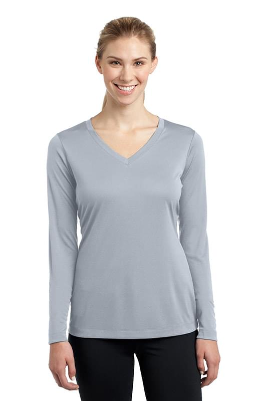 Sport-Tek ® Ladies Long Sleeve PosiCharge ® Competitor™ V-Neck Tee. LST353LS