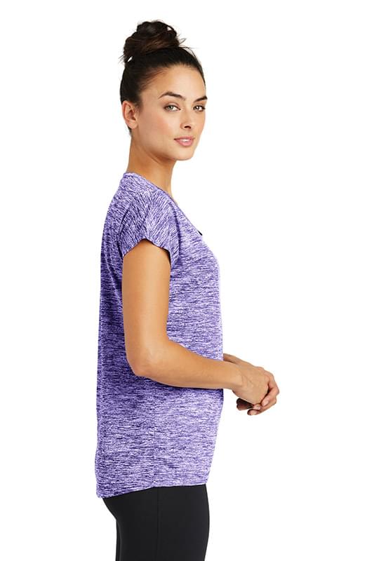 Sport-Tek &#174;  Ladies PosiCharge &#174;  Electric Heather Sporty Tee. LST390