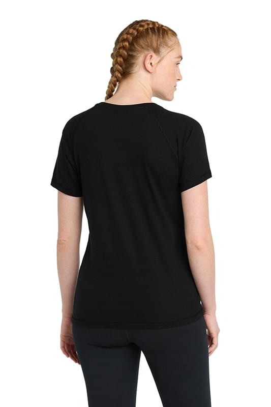 Sport-Tek  ®  Women's PosiCharge  ®  Tri-Blend Wicking Scoop Neck Raglan Tee. LST400