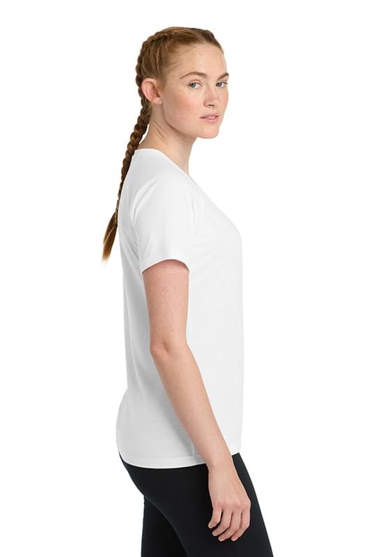Sport-Tek  ®  Women's PosiCharge  ®  Tri-Blend Wicking Scoop Neck Raglan Tee. LST400