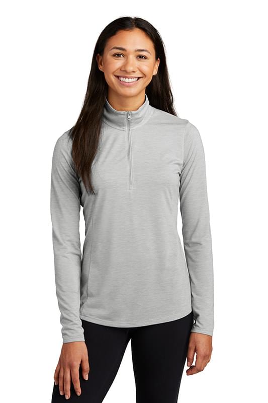 Sport-Tek ® Women's PosiCharge ® Tri-Blend Wicking 1/4-Zip Pullover. LST407