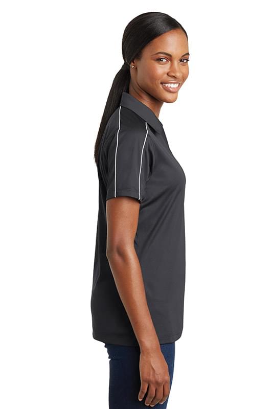 Sport-Tek &#174;  Ladies Micropique Sport-Wick &#174;  Piped Polo. LST653