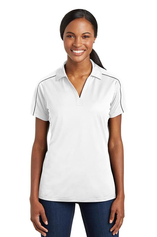 Sport-Tek &#174;  Ladies Micropique Sport-Wick &#174;  Piped Polo. LST653