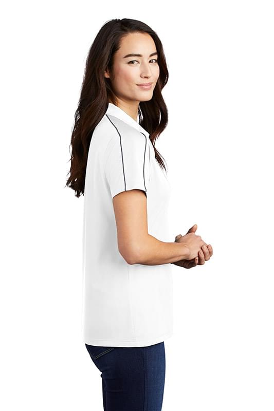 Sport-Tek ®  Women's Micropique Sport-Wick ®  Piped Polo. LST653 Sport-Tek ®  Women's Micropique Sport-Wick ®  Piped Polo. LST653