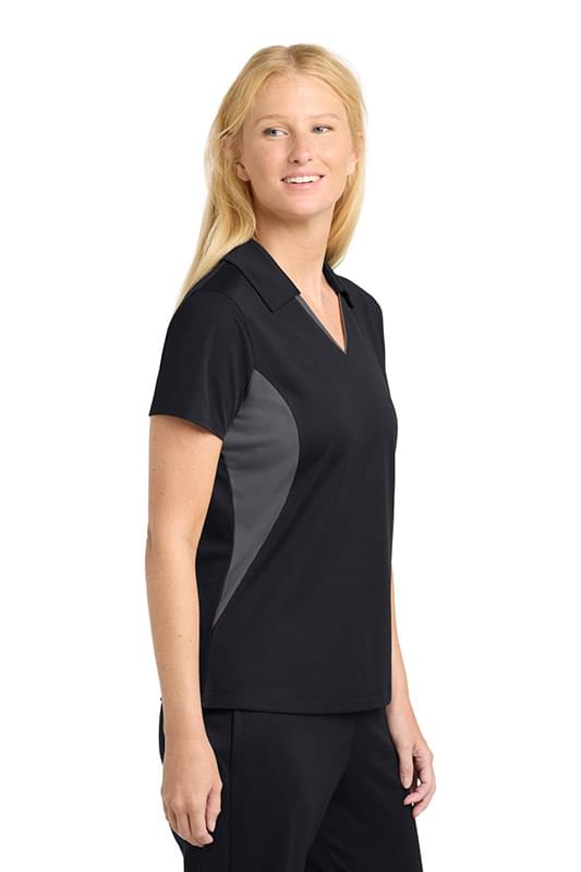 Sport-Tek ®  Women's Side Blocked Micropique Sport-Wick ®  Polo. LST655 Sport-Tek ®  Women's Side Blocked Micropique Sport-Wick ®  Polo. LST655