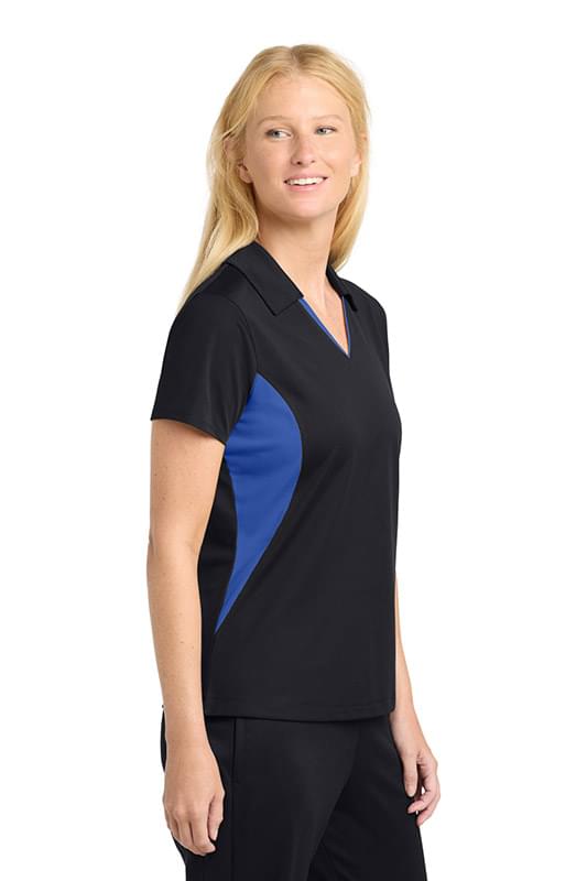 Sport-Tek ®  Women's Side Blocked Micropique Sport-Wick ®  Polo. LST655 Sport-Tek ®  Women's Side Blocked Micropique Sport-Wick ®  Polo. LST655