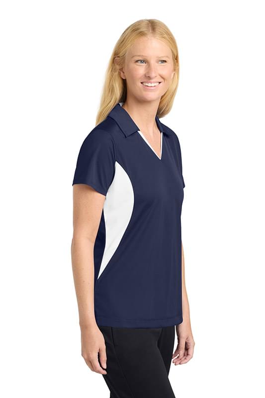 Sport-Tek ®  Women's Side Blocked Micropique Sport-Wick ®  Polo. LST655 Sport-Tek ®  Women's Side Blocked Micropique Sport-Wick ®  Polo. LST655