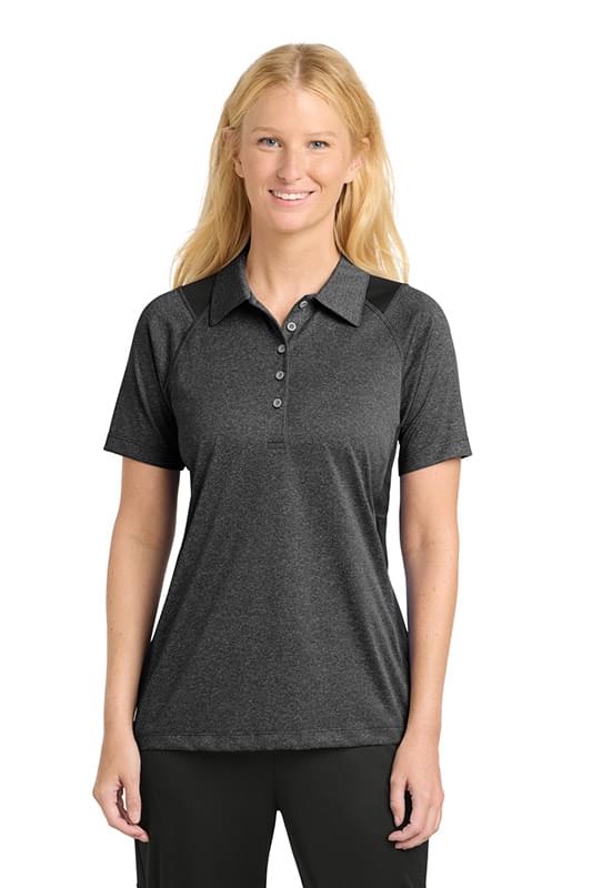 Sport-Tek &#174;  Women's Heather Colorblock Contender &#153;  Polo. LST665