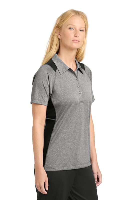 Sport-Tek &#174;  Women's Heather Colorblock Contender &#153;  Polo. LST665
