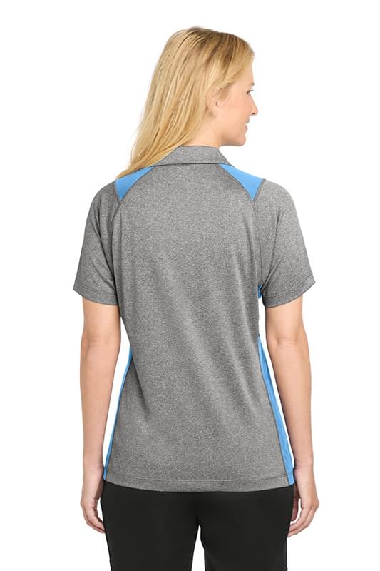 Sport-Tek &#174;  Women's Heather Colorblock Contender &#153;  Polo. LST665