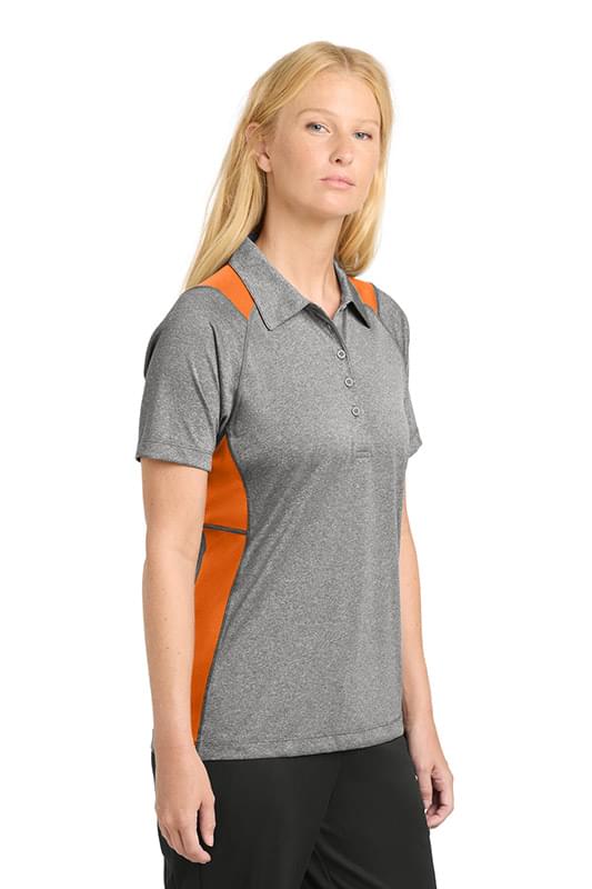 Sport-Tek &#174;  Women's Heather Colorblock Contender &#153;  Polo. LST665