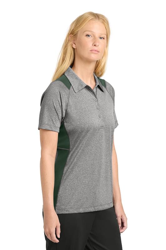Sport-Tek &#174;  Women's Heather Colorblock Contender &#153;  Polo. LST665