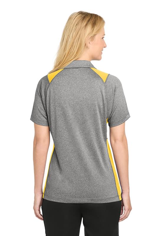 Sport-Tek &#174;  Women's Heather Colorblock Contender &#153;  Polo. LST665