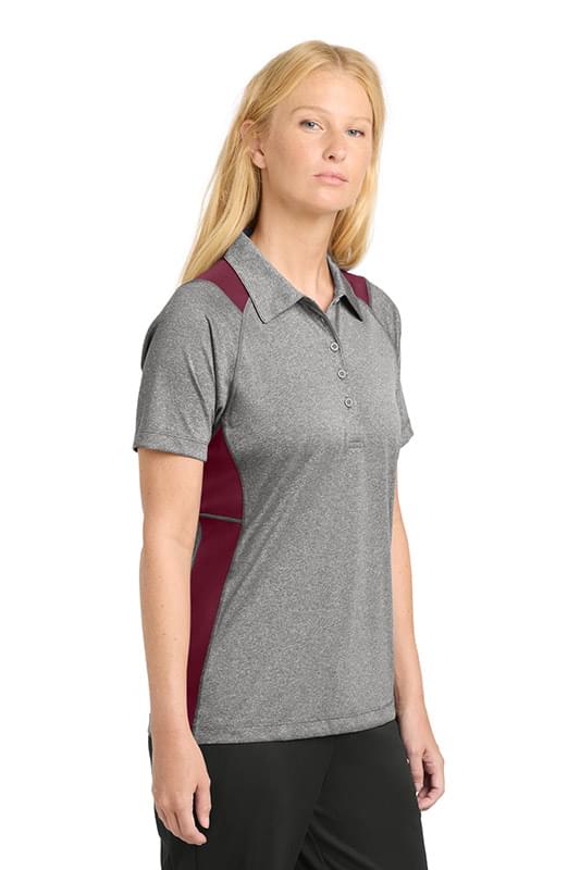 Sport-Tek &#174;  Women's Heather Colorblock Contender &#153;  Polo. LST665