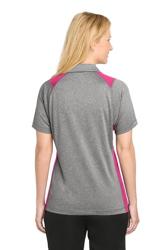 Sport-Tek &#174;  Women's Heather Colorblock Contender &#153;  Polo. LST665
