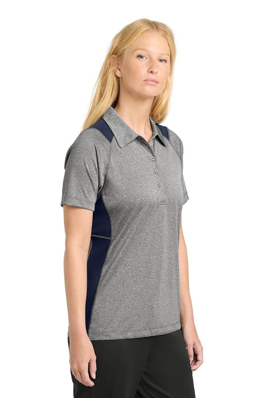 Sport-Tek &#174;  Women's Heather Colorblock Contender &#153;  Polo. LST665